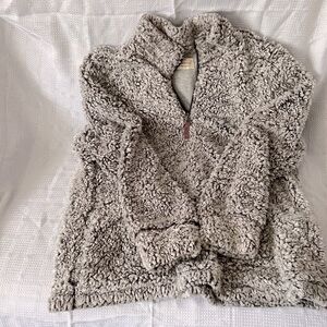 Cozy pull over 3/4 zip faux shearling size XL ‘Original Weatherproof Vintage’